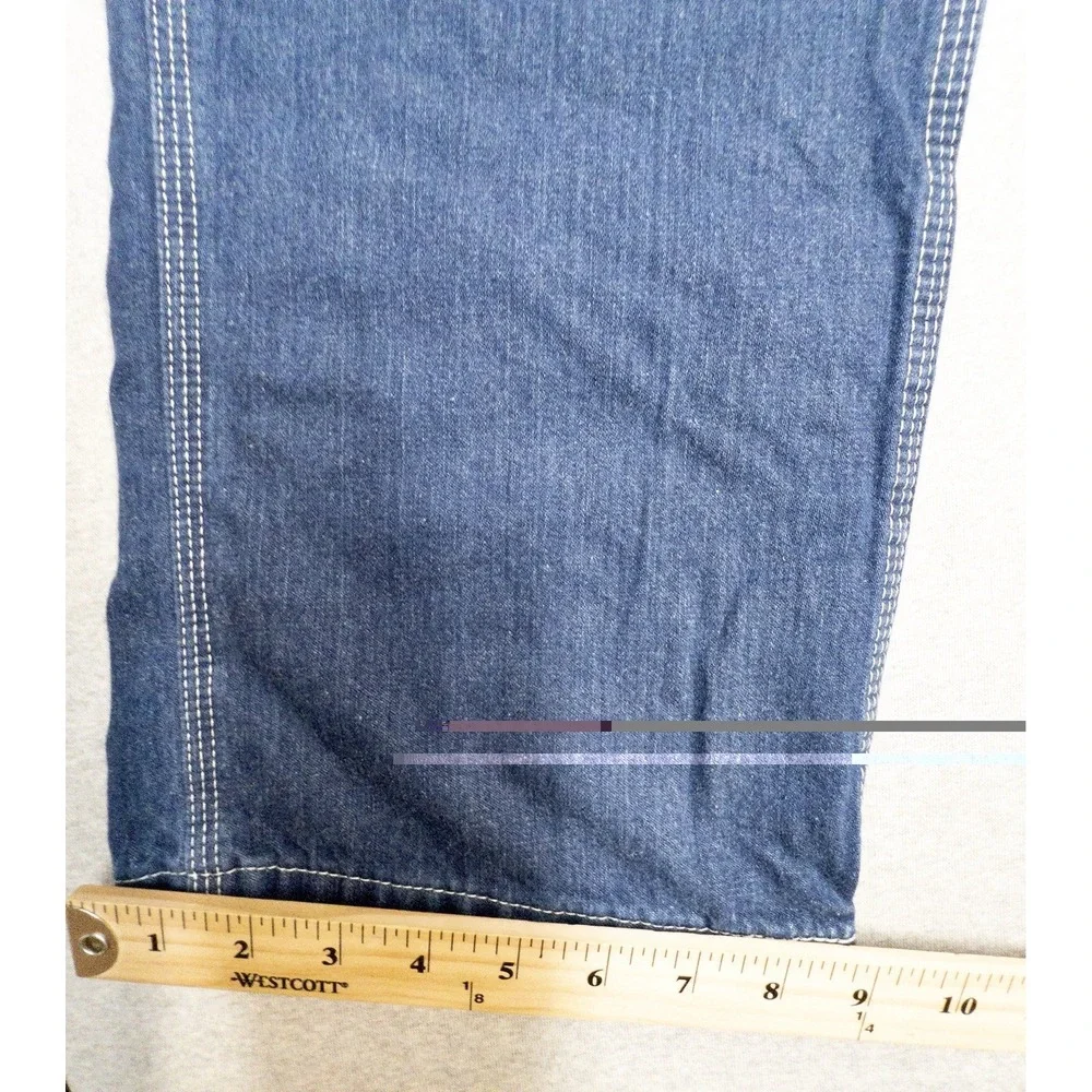 Carhartt 382-83 Denim Carpenter Pants‎ 32x32 Triple Stitched Dungaree Workwear